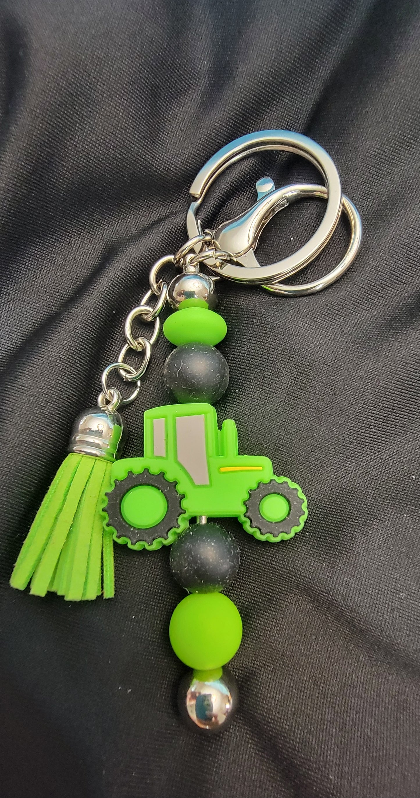 Silicone Beaded Keychains