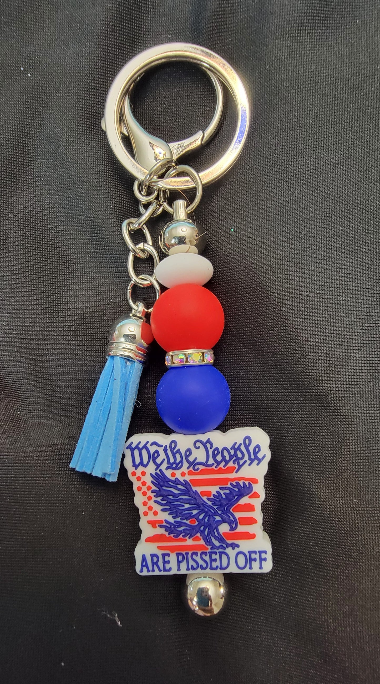 Silicone Beaded Keychains