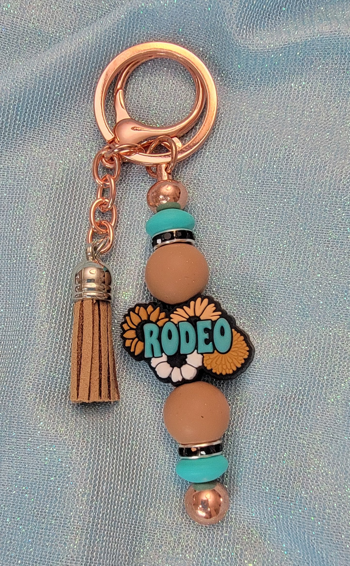 Silicone Beaded Keychains