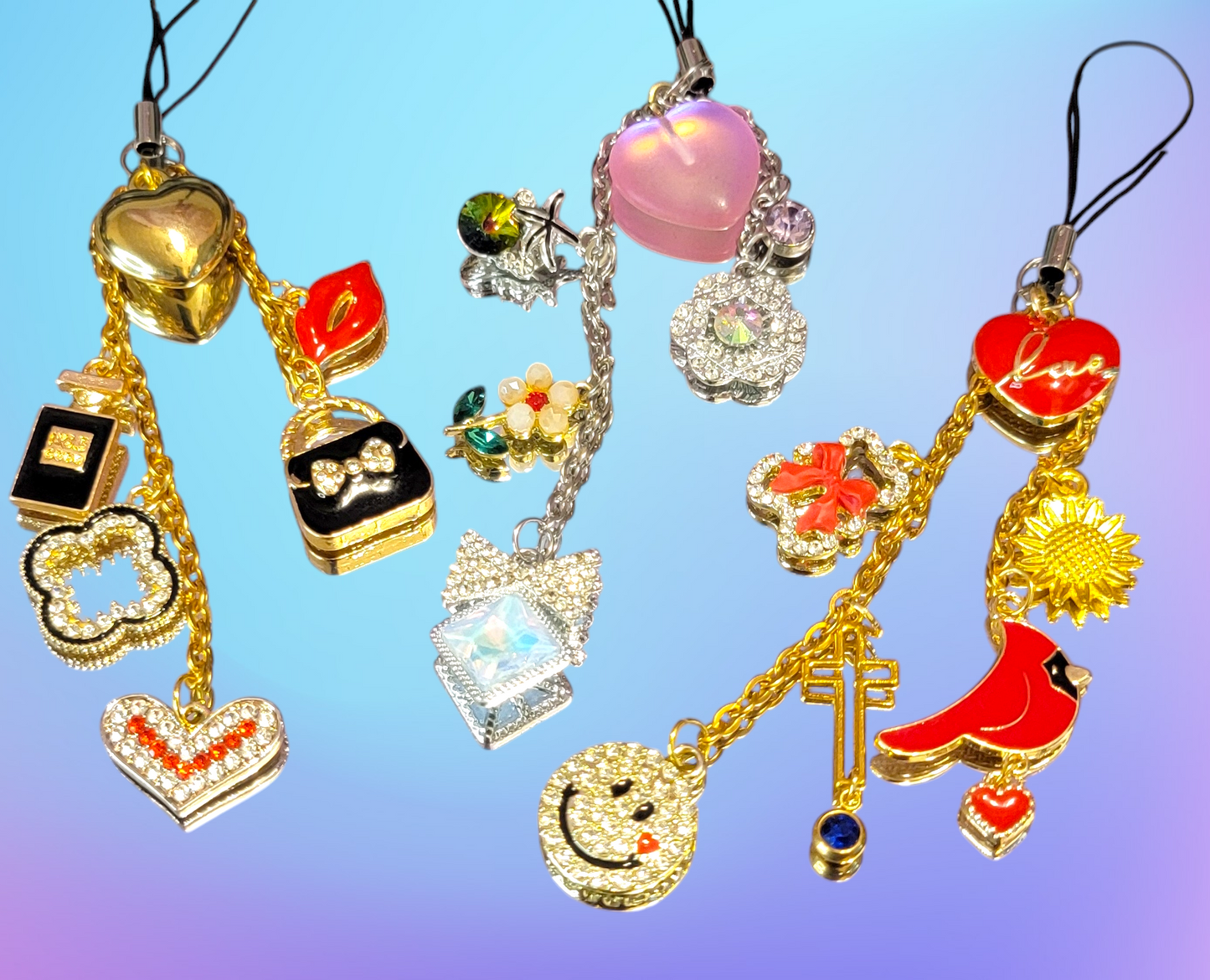 Cell phone charms