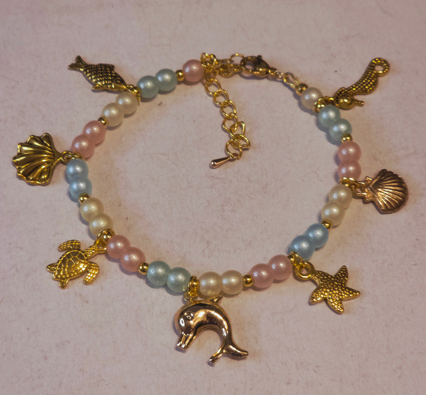 Beaded Charm Bracelet