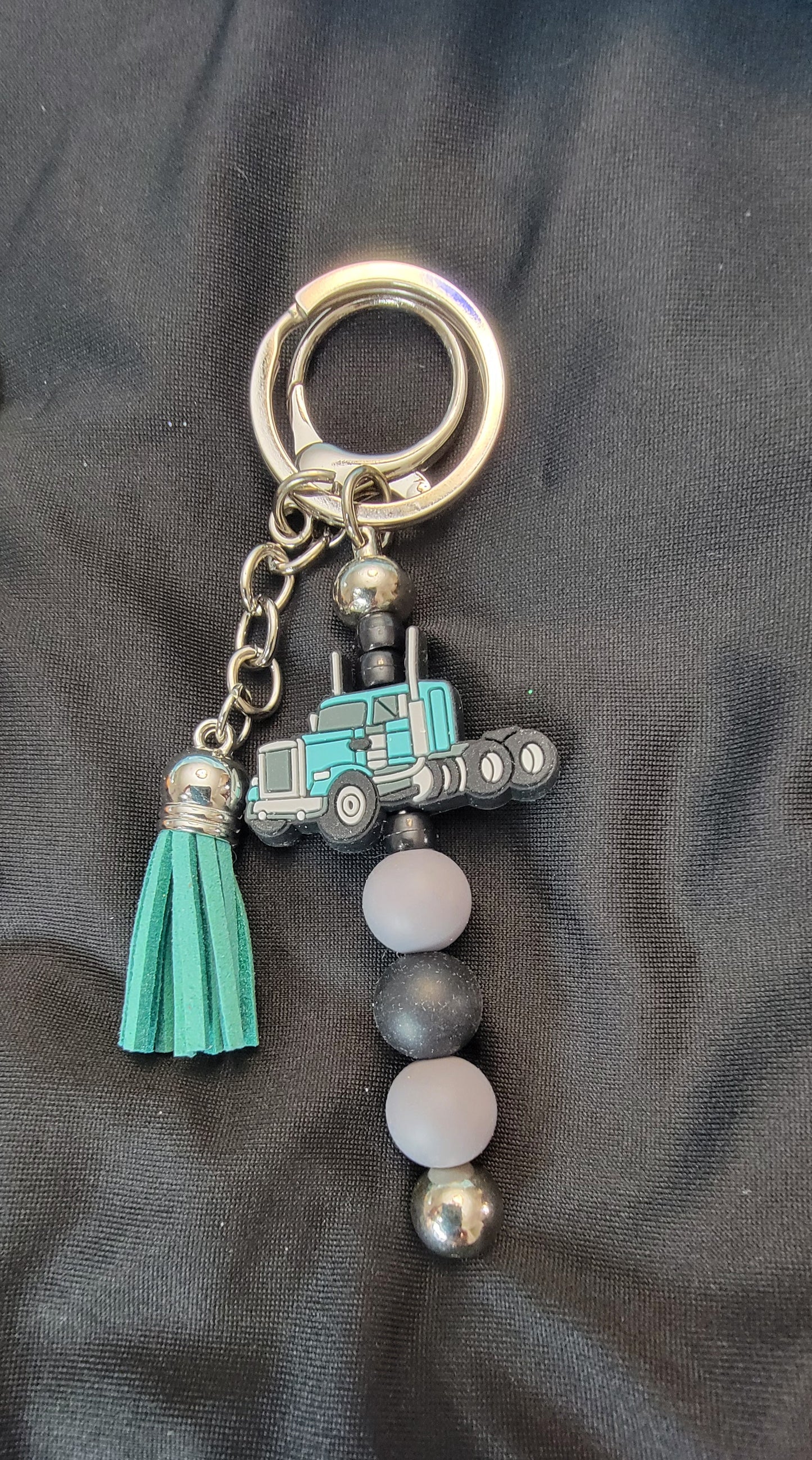 Silicone Beaded Keychains