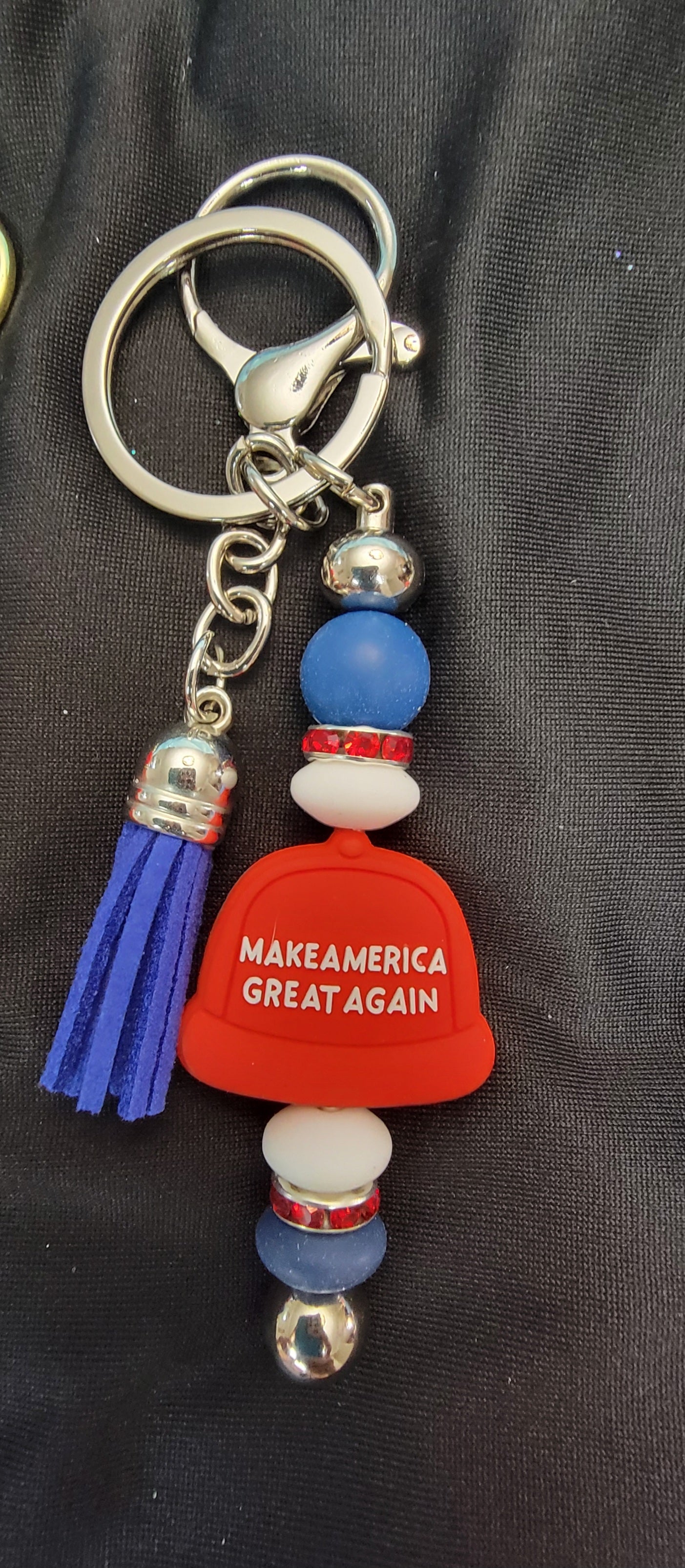 Silicone Beaded Keychains