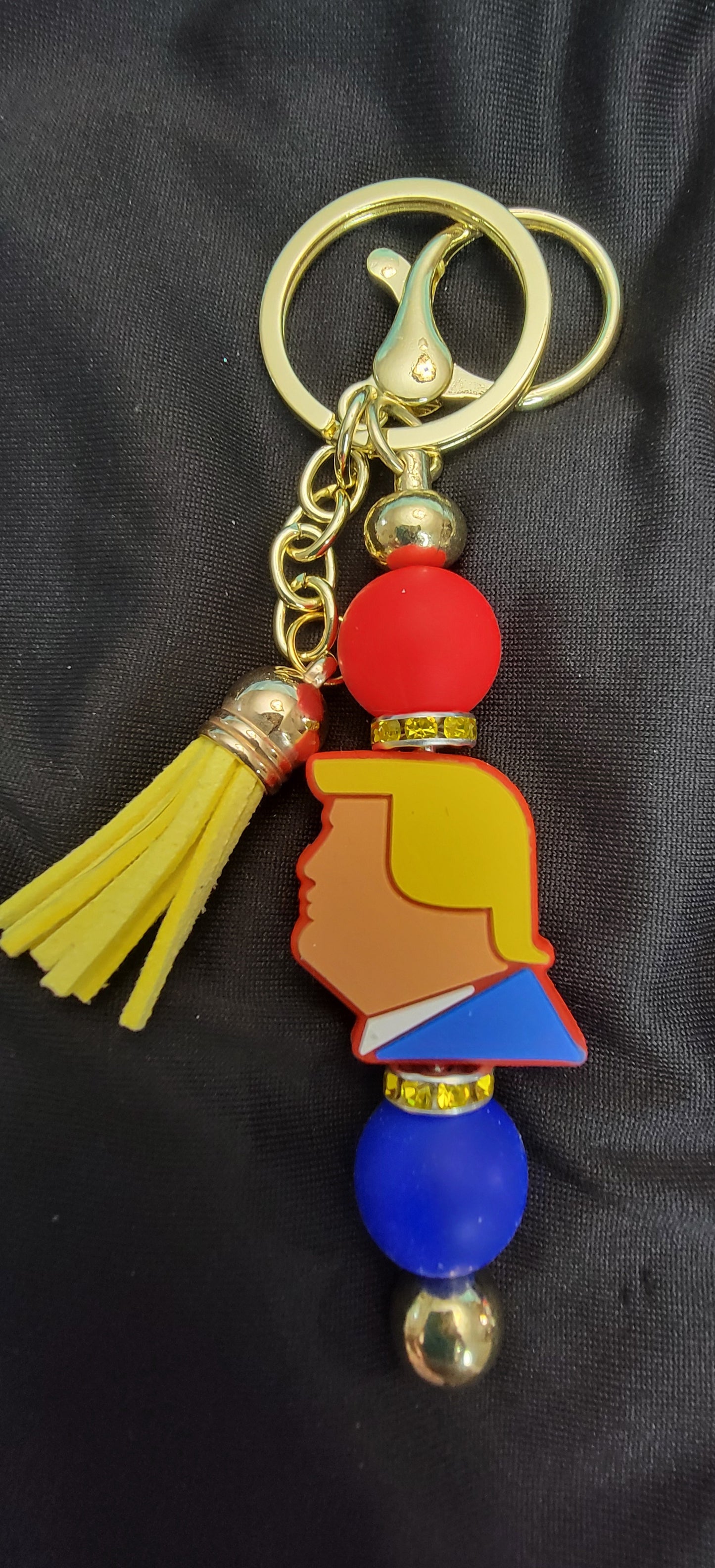 Silicone Beaded Keychains