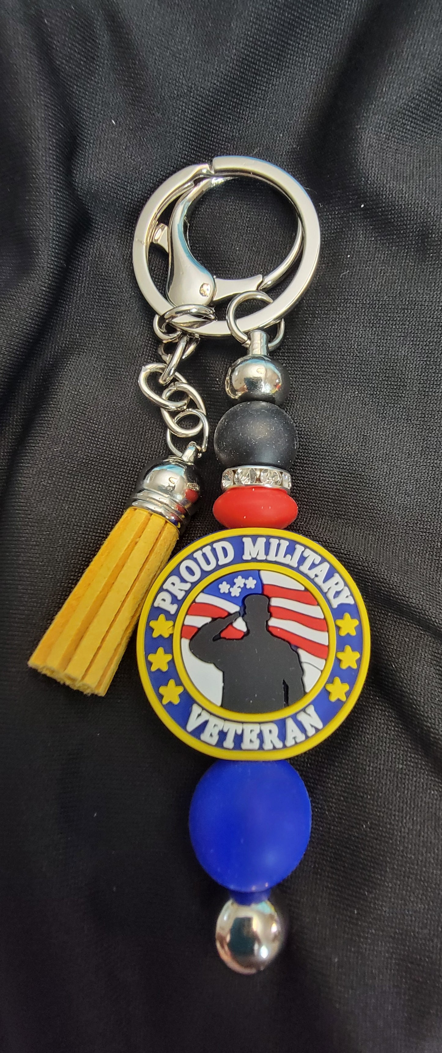 Silicone Beaded Keychains