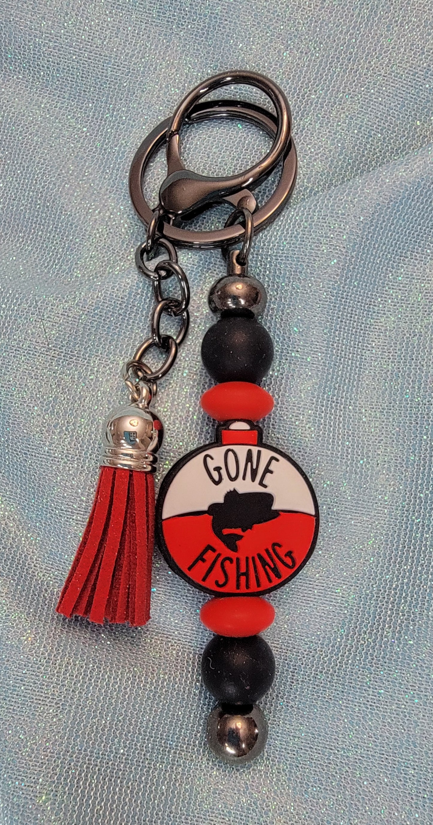 Silicone Beaded Keychains