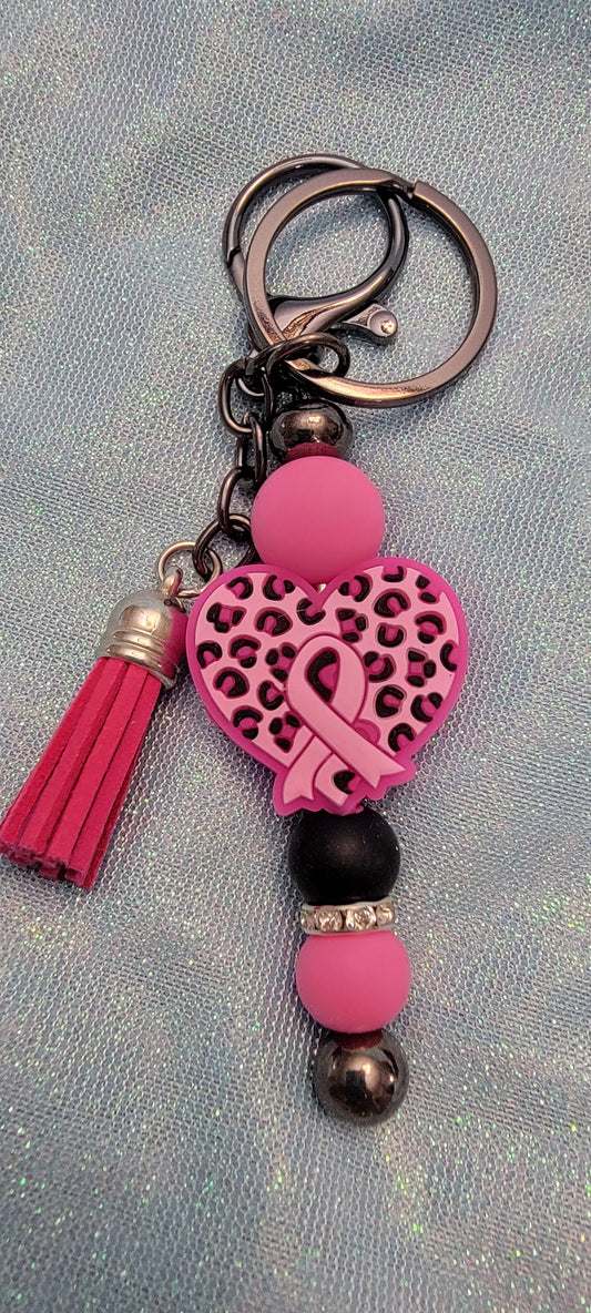Silicone Beaded Keychains