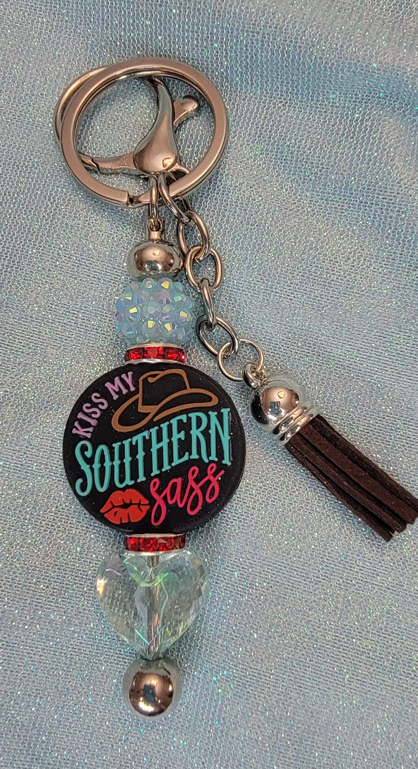 Silicone Beaded Keychains