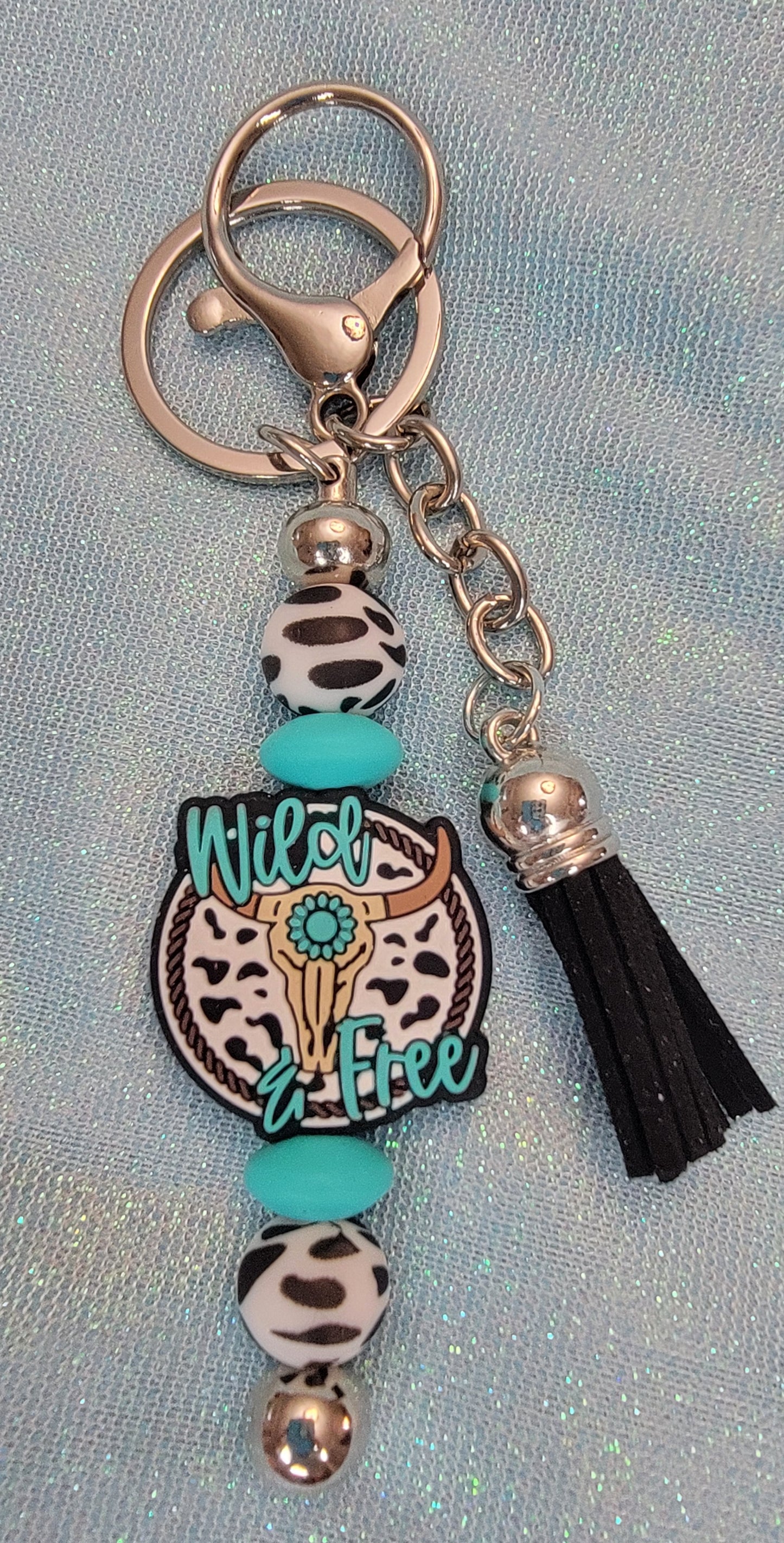 Silicone Beaded Keychains