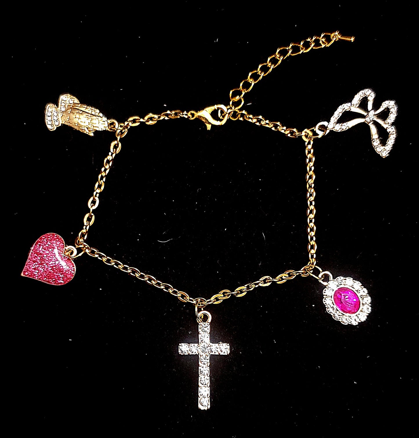 Gold Charm Bracelet
