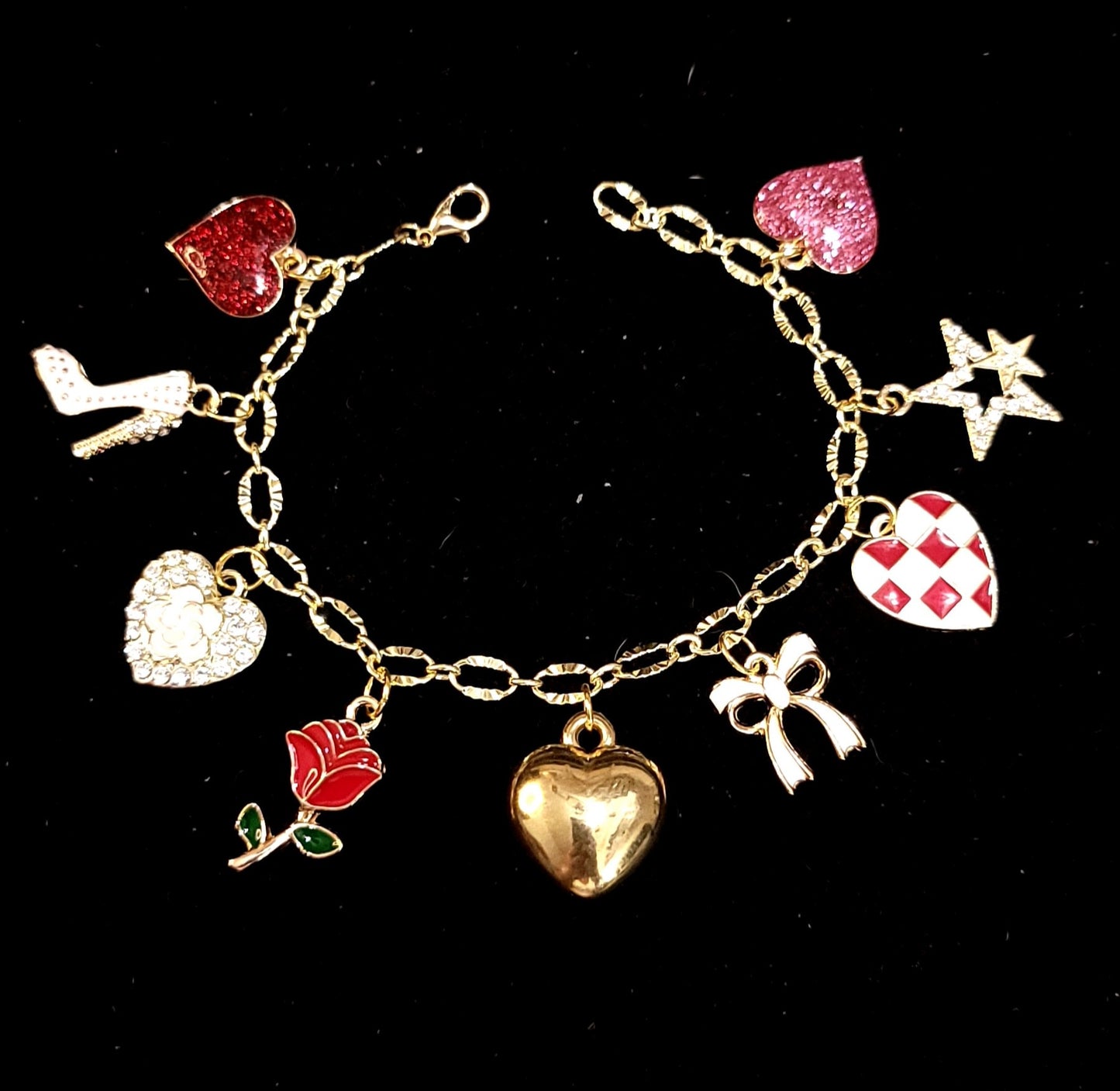 Gold Charm Bracelet