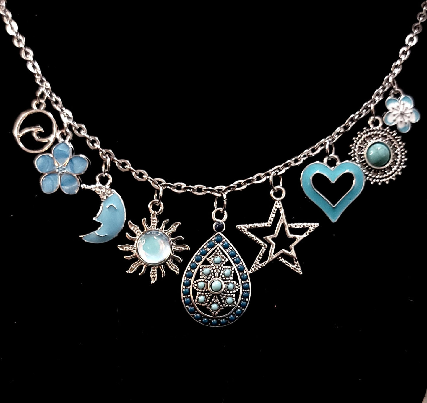 Silver Charm Necklace