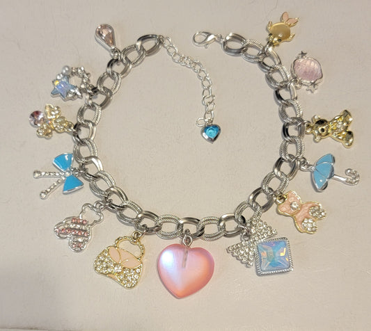 Silver Charm Bracelet