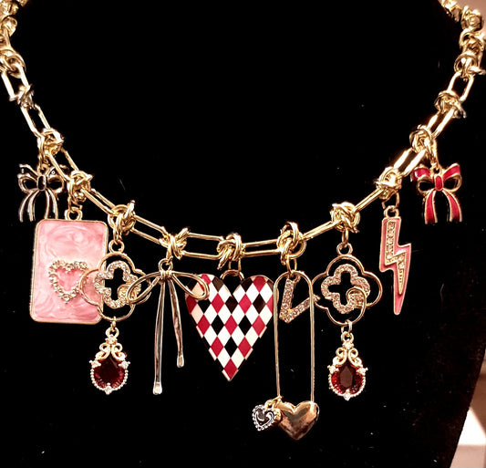 Gold Charm Necklace