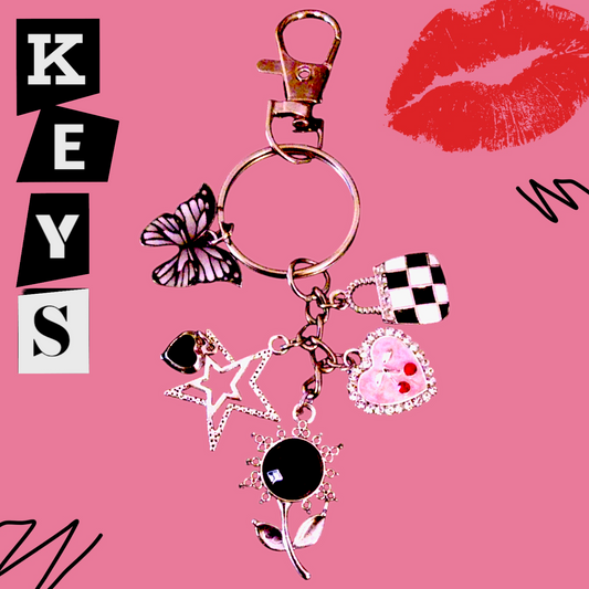 Custom charm keychain