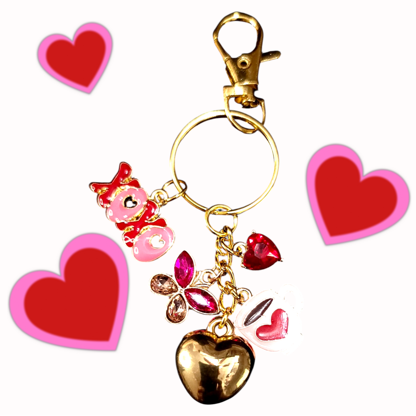 Custom charm keychain