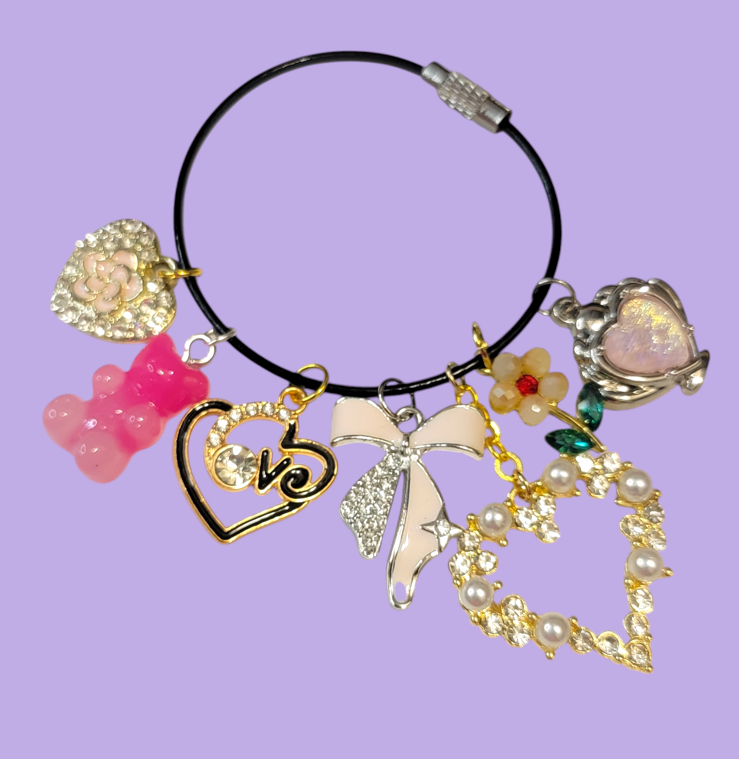 Custom charm keychain