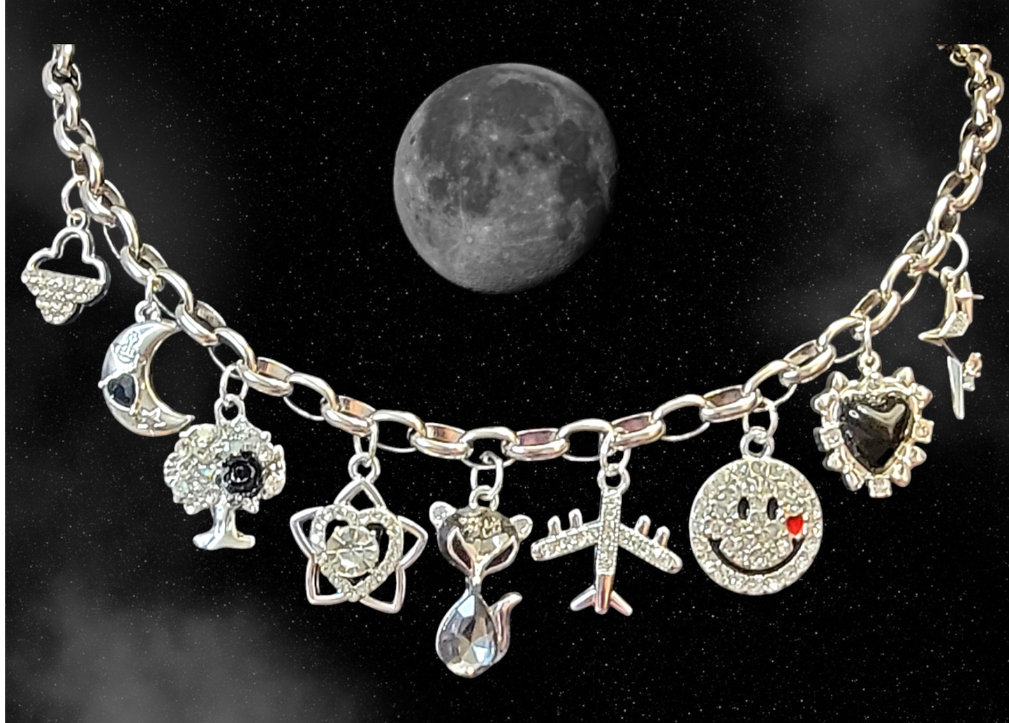 Silver Charm Necklace