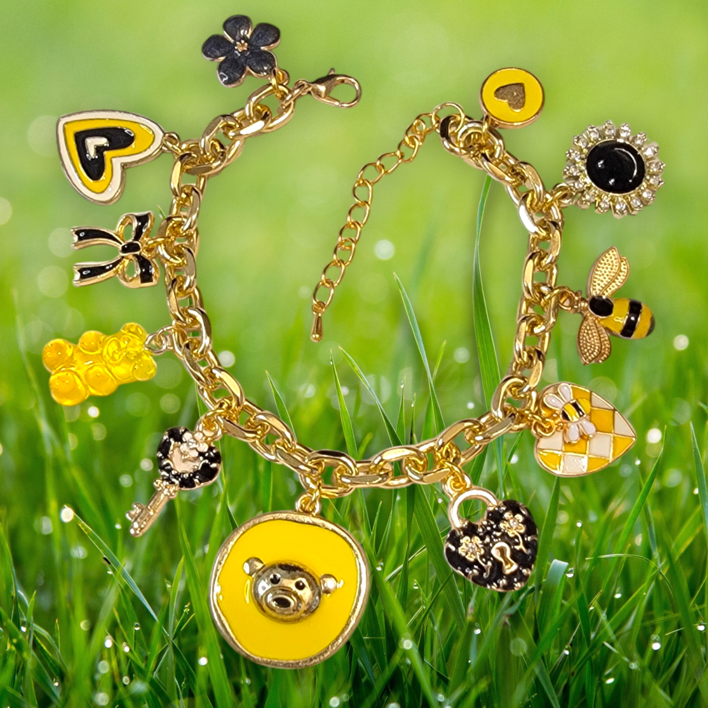 Gold Charm Bracelet
