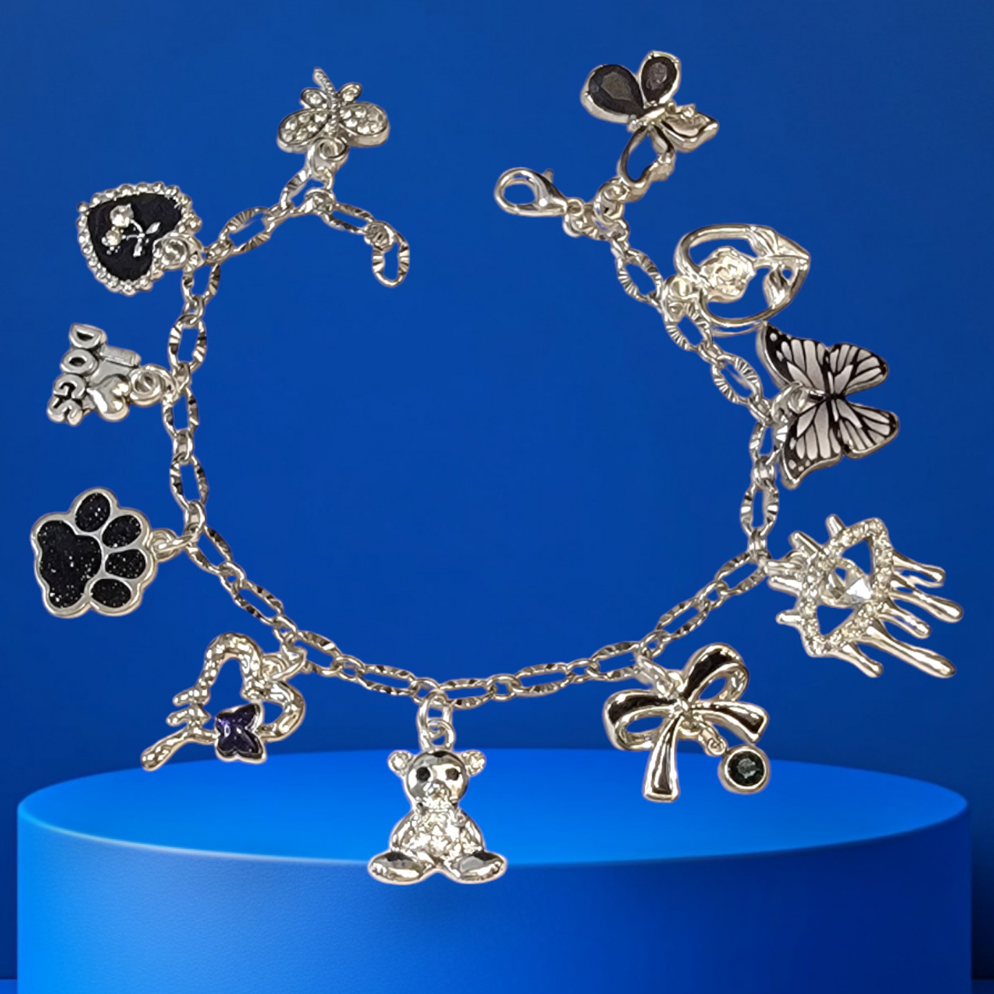 Silver Charm Bracelet