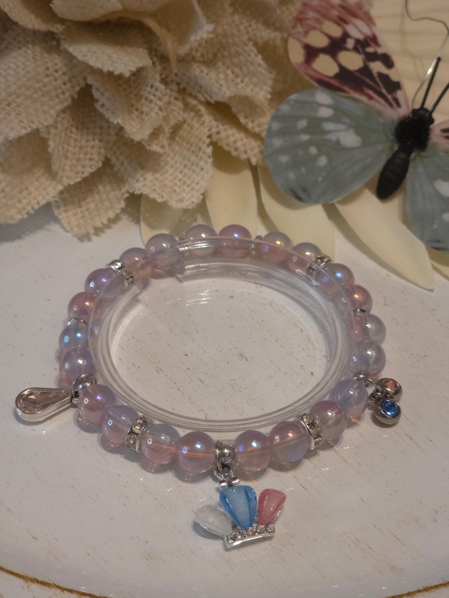 Beaded Charm Bracelet